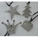 Christmas Pewter Decorations (8)